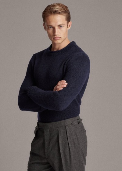 Ralph Lauren Cashmere Rollneck Striktrøje Herre Danmark (BQXYZ7462)